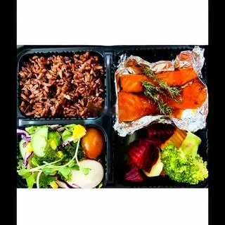 Hình ảnh Cá Hồi Sốt Cam