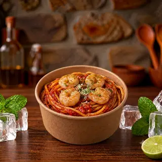 Hình ảnh Mỳ Ý Bò Bằm & Tôm