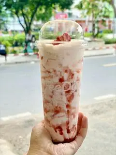 Hình ảnh Sữa dâu sấy giòn thăng hoa