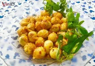 Hình ảnh Trứng cút chiên bơ