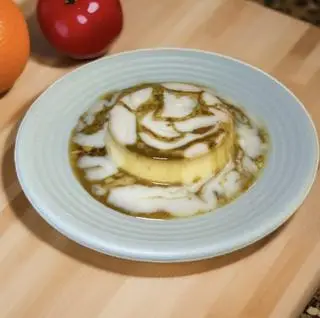Hình ảnh Flan cafe cốt dừa