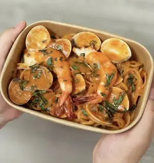 Hình ảnh Mỳ Ý hải sản sốt tomyum