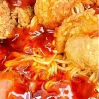 Hình ảnh Mì trộn indomie gà viên chiên 