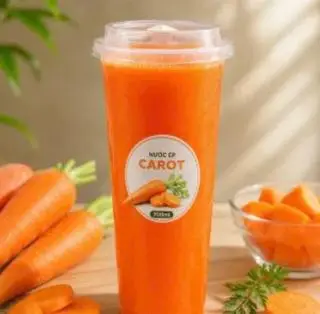 Hình ảnh Nước Ép Cà Rốt - 700ml (có đá)