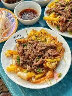 Hình ảnh Bột chiên Bò+Patê 2 trứng