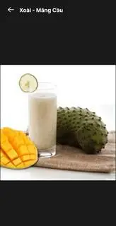 Hình ảnh sinh tố xoài - mãng cầu