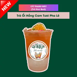 Hình ảnh Trà Ổi Hồng Cam Tươi Pha Lê - M