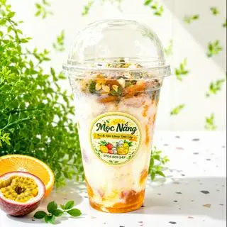 Hình ảnh Sữa chua mứt quýt ăn kèm ngũ cốc hạt (mặc định đá riêng)