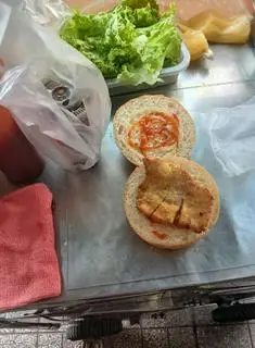 Hình ảnh humbuger xúc xích 