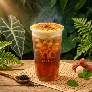 Hình ảnh Trà đen kem trứng nướng