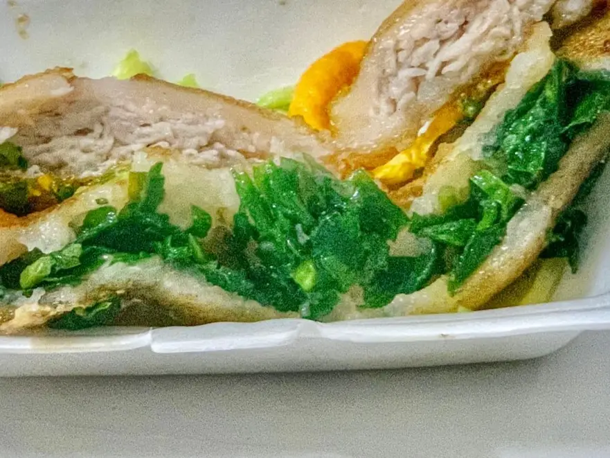 Hình ảnh Bánh Môn Hẹ chiên trứng (chay)