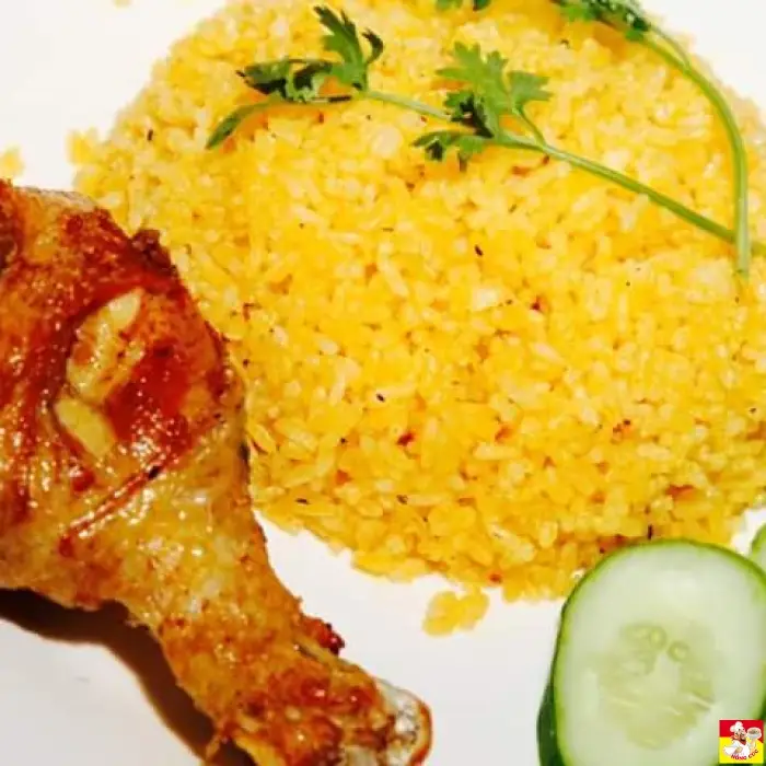 Hình ảnh Cơm Đùi Tỏi / Má Đùi sốt chua ngọt ( ko canh)