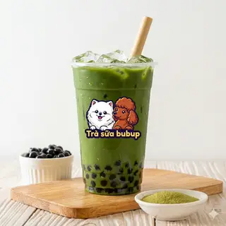 Hình ảnh Trà sữa Thái xanh