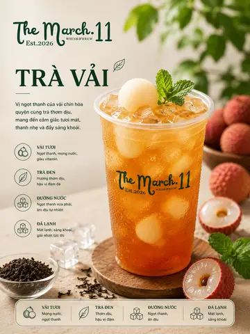 Hình ảnh Trà vải thanh mát