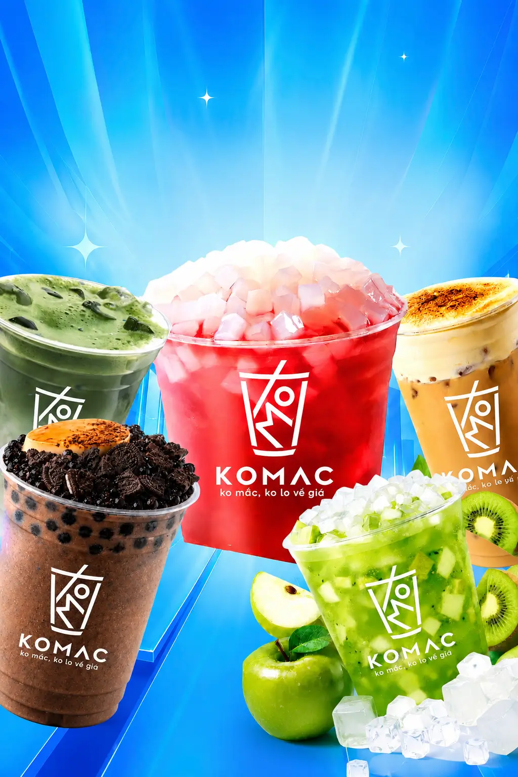 Hình ảnh Combo Nhóm 5 Ly Chill — Komies