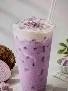 Hình ảnh Khoai môn latte kem muối 