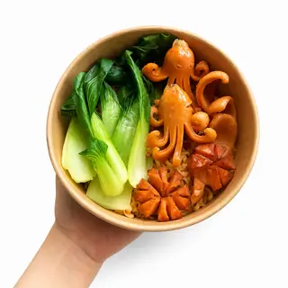 Hình ảnh Mỳ trộn xúc xích