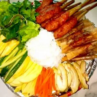Hình ảnh Chả Ram cuốn lụi