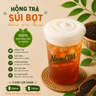 Hình ảnh Hồng Trà Sủi Bọt