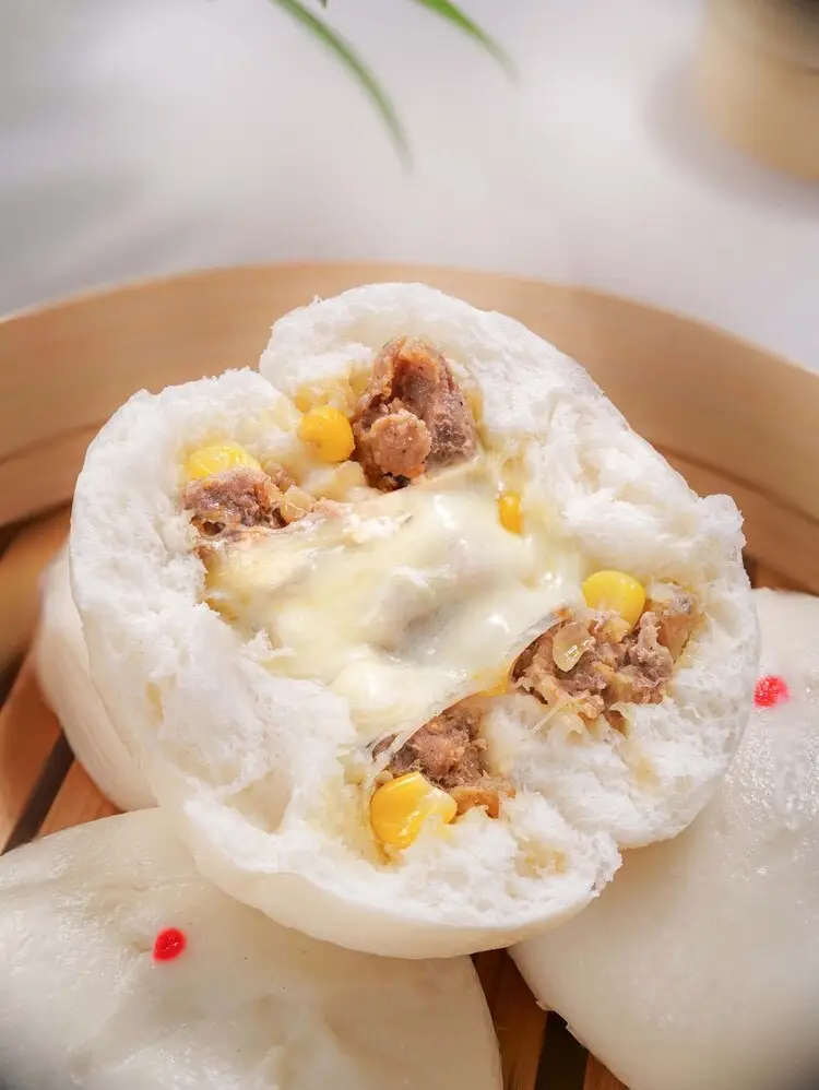 Hình ảnh BÁNH BAO BÒ NGÔ PHÔ MAI