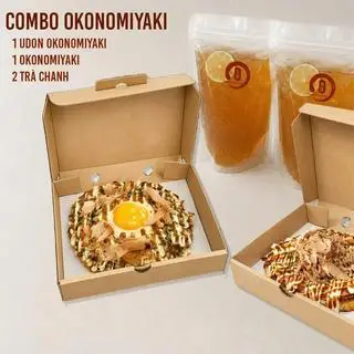Hình ảnh Combo Okonomiyaki và 2 trà chanh