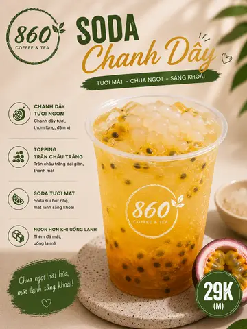 Hình ảnh Soda chanh dây