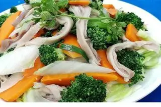 Hình ảnh Bao tử xào thập cẩm 