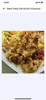 Hình ảnh BÁNH TRÁNG TRỘN SATẾ- DA GÀ 