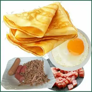 Hình ảnh Bánh xúc xích trứng lạp xưởng 