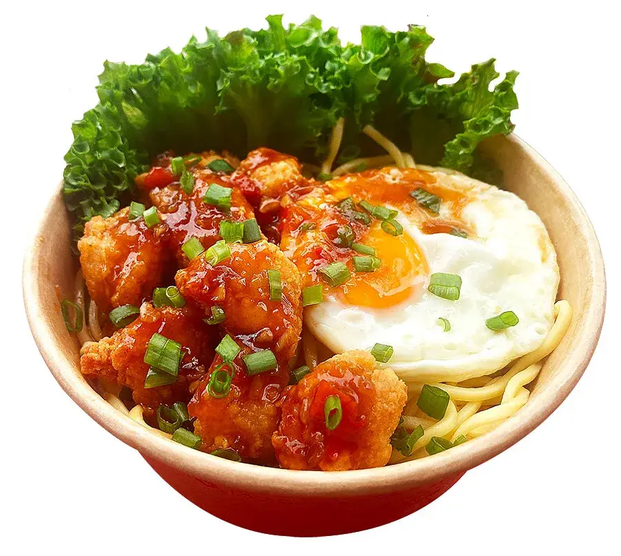 Hình ảnh Cơm Trộn Gà Xào Cay