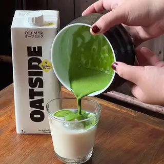 Hình ảnh Oatmilk Matcha Latte (Nhật)