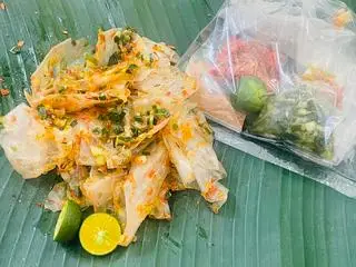 Hình ảnh Bánh tráng mỡ hành