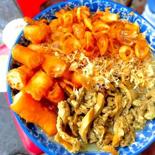 Hình ảnh Cháo trai quẩy ruốc ít trai