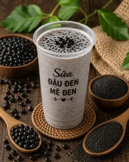 Hình ảnh Đậu đen mè đen
