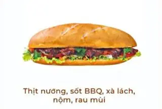 Hình ảnh Bánh Mì Thịt Nướng( best seller)