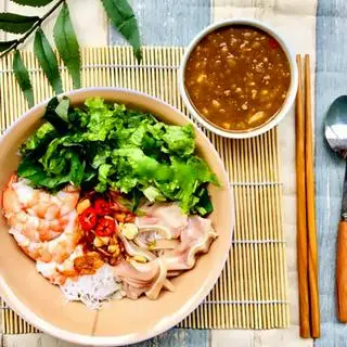 Hình ảnh Bún thập cẩm mắm nêm