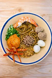 Hình ảnh Bánh Canh Trộn Đầy Đủ