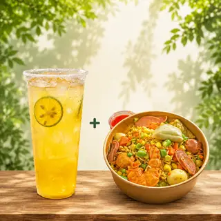 Hình ảnh Deal Combo ĂN NGON (Mì trộn thập cẩm + Trà chanh)