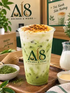 Hình ảnh Trà Xanh Sữa Nướng