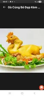 Hình ảnh Gà cúng - cháo - lòng - gỏi