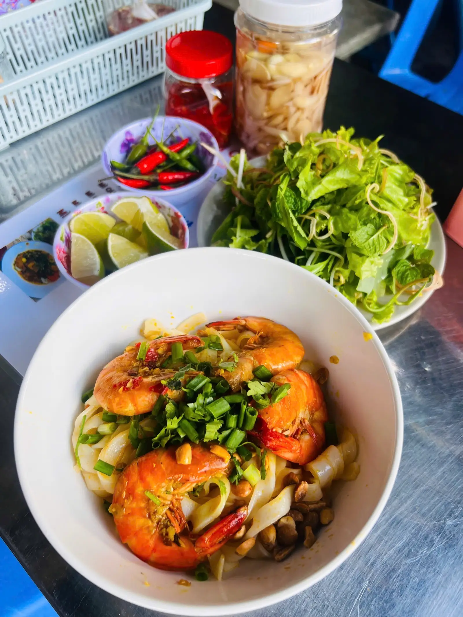 Hình ảnh Mì Quảng Tôm+ Trứng -Healthy Food
