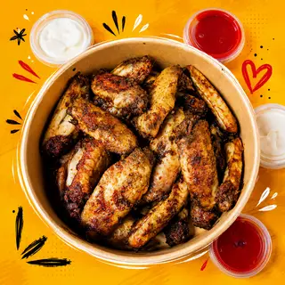 Hình ảnh XXL (~680g) Wings /Cánh Giữa Đút Lò (24pcs)