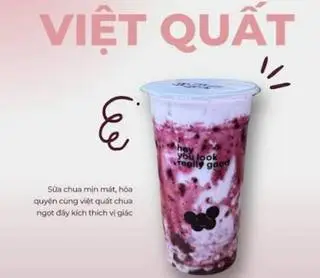 Hình ảnh sữa chua việt quất 