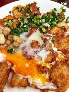Hình ảnh bột môn chiên 3 trứng 