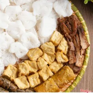 Hình ảnh Bún đậu + x2Đậu + Bún + Nem + x2Dồi sụn + x2Thịt nướng