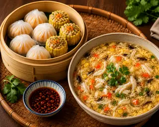 Hình ảnh Combo No Nhẹ Há Cảo + Xíu Mại + Súp Cua (nhóm 2 người )