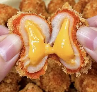 Hình ảnh cốm cam sốt mayo