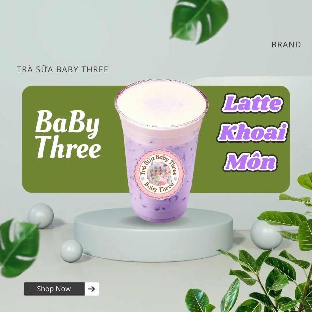 Hình ảnh Latte Khoai Môn 
