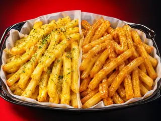 Hình ảnh khoai tây mix sốt bơ tỏi / mù tạt mật ong
