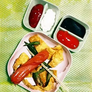 Hình ảnh combo 5 cây xúc xích